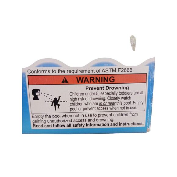 New 40" CORAL REEF INFLATABLE Child Swimming Pool Fish Tropical Ages 2 Yr+ w Box - Picture 13 of 13